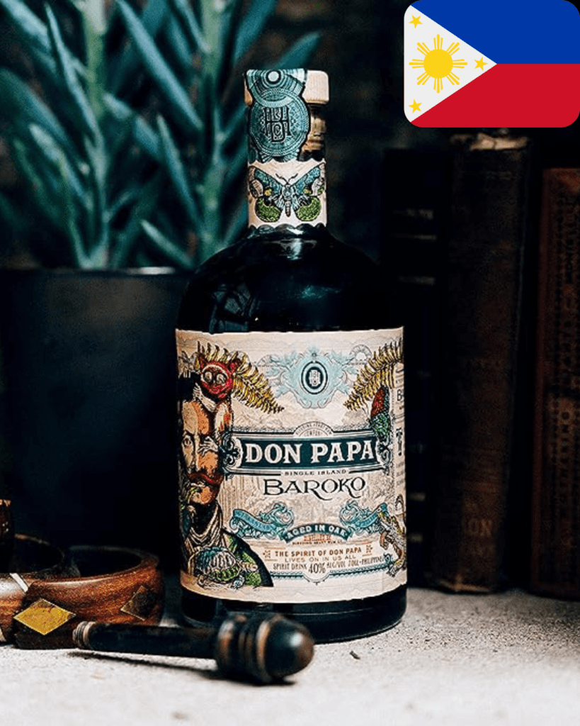 Don Papa Baroko Rum, ron típico de Filipinas
