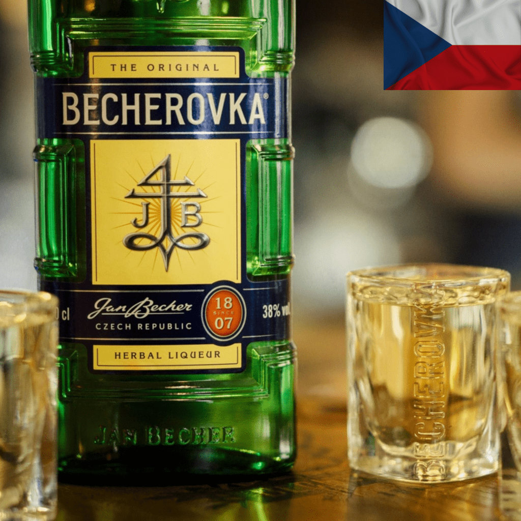 Brecherovka, licor de hierbas típico de República Checa