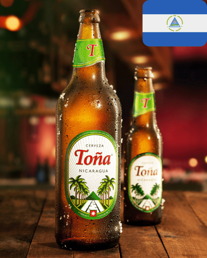 Cerveza tradicional por excelencia en Nicaragua, Toña