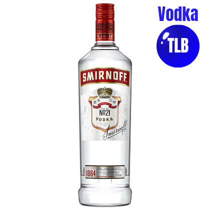 Smirnoff No. 21, vodka rojo, 1 l
