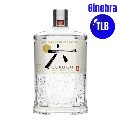 Roku Gin Ginebra Artesanal Japonesa Premium, 43%, 700ml

