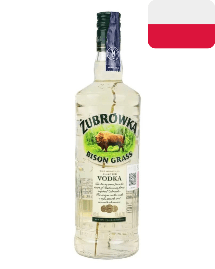 Zubrowka es el vodka tradicional de Polonia