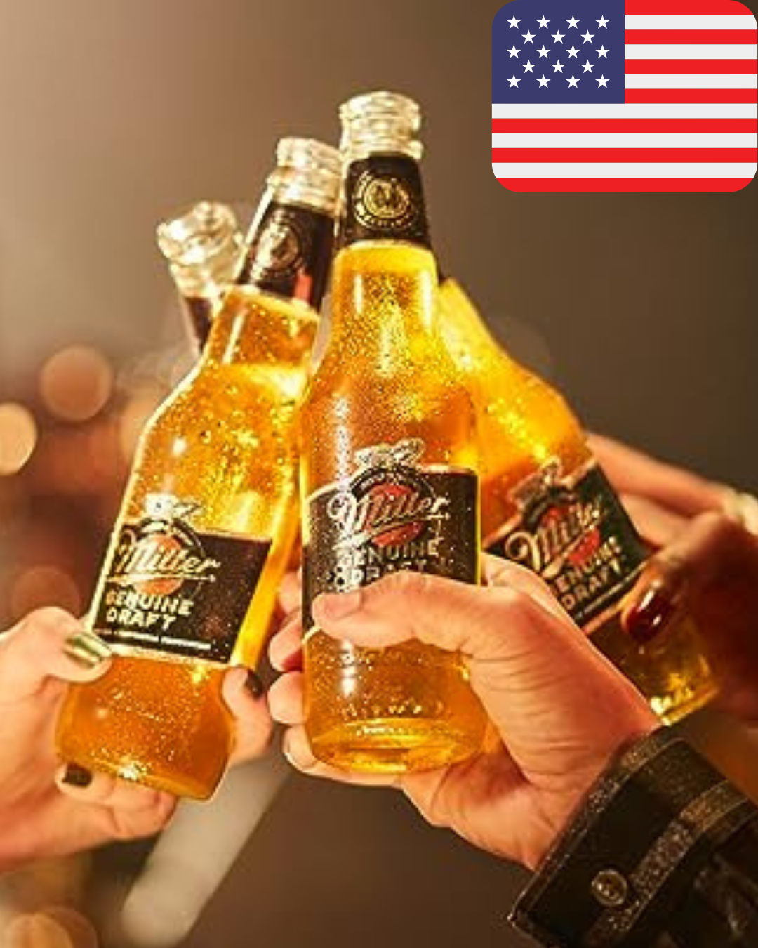 Miller, una de las marcas de cerveza más consumidas en Estados Unidos
